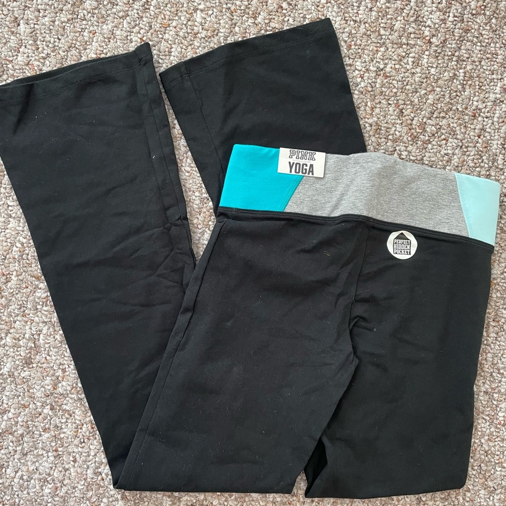 Brand New Pink Victoria’s Secret Flare Yoga Pants